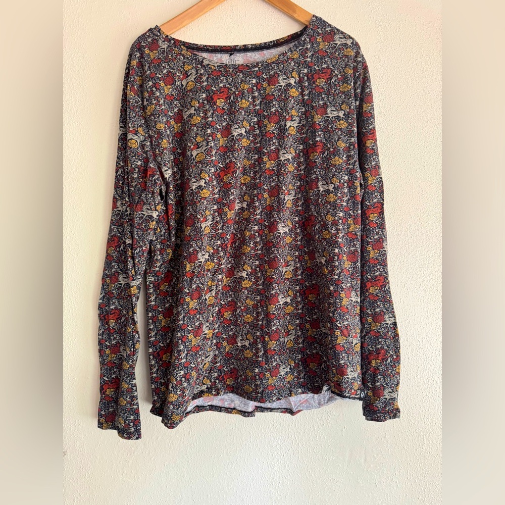 Kerrits EQL Organic Cotton Printed Long Sleeve Top 1X